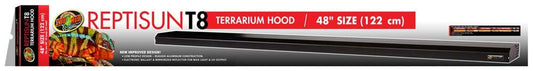 Zoo Med ReptiSun T8 Terrarium Hood Hood Only Black 1ea/48 in