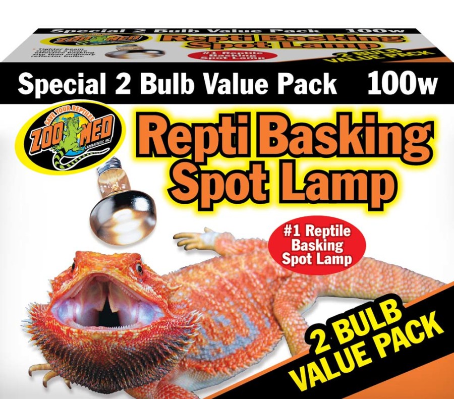 Zoo Med Repti Basking Spot Lamp 1ea/100 W, 2 pk