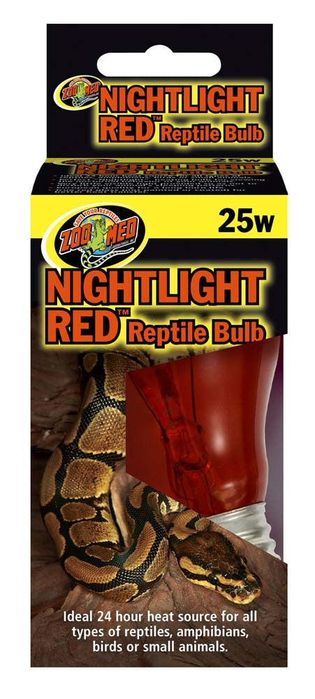 Zoo Med Nightlight Red Reptile Bulb Red 1ea/25 W