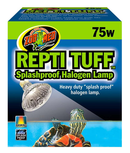 Zoo Med Repti Tuff Splashproof Halogen Lamp White 1ea/75 W