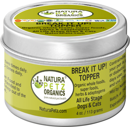 Break It Up! Meal Topper Stone Breakder Stone Eliminator* For Dogs And Cats - Flavored Meal Topper For Stones*