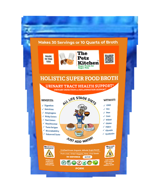 Super Food Broth Urinary Tract Health Support* The Petz Kitchen Dogs Cats