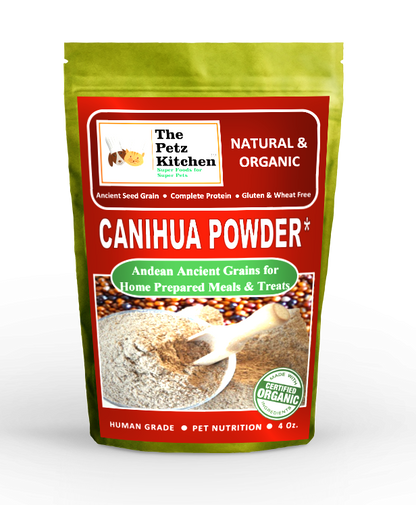 Canihua Flour - Organic Ancient Seed Grain - Complete Protein - Wheat & Gluten Free* The Petz Kitchen Dog & Cat Super Foods*