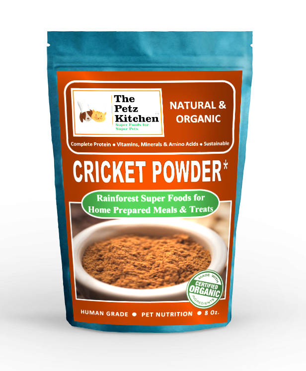 Cricket Flour Omega 3 & 6 Complete Protein* Eco-Conscious Usda Organic Cricket Flour* The Petz Kitchen - Organic & Human Grade Ingredients For Home Prepared Meals & Treats