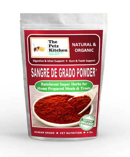 Sangre De Grado - Wound & Infection Support* The Petz Kitchen - Organic & Human Grade Ingredients & Shakers For Home Prepared Meals & Treats