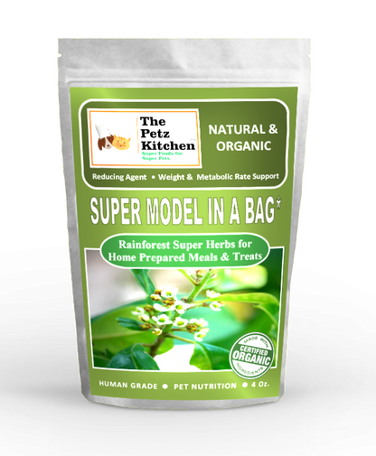 Super Model In A Bottle Weight Support* The Petz Kitchen - Organic & Human Grade Ingredients For Home Prepared Meals & Treats