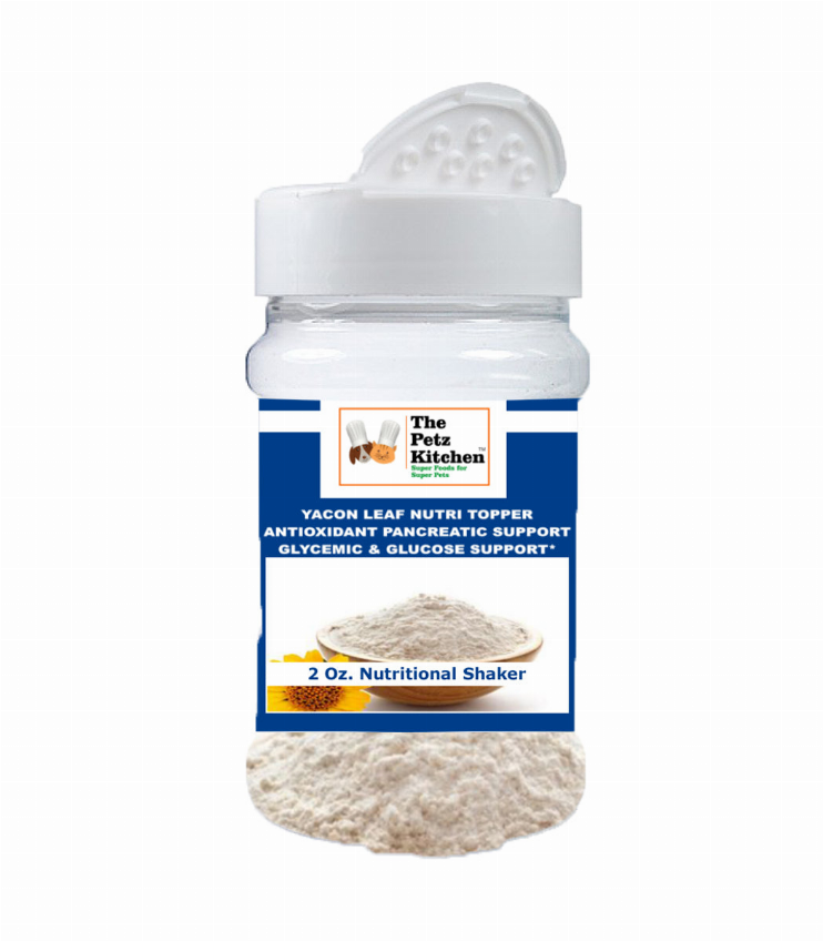 Yacon Leaf - Antioxidant Pancreatic Support* Glycemic & Glucose Support* The Petz Kitchen - Organic Human Grade Ingredients For Home Prepared Meals & Treats