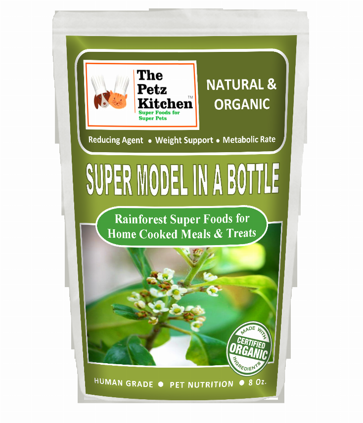 Super Model In A Bottle Weight Support* The Petz Kitchen - Organic & Human Grade Ingredients For Home Prepared Meals & Treats