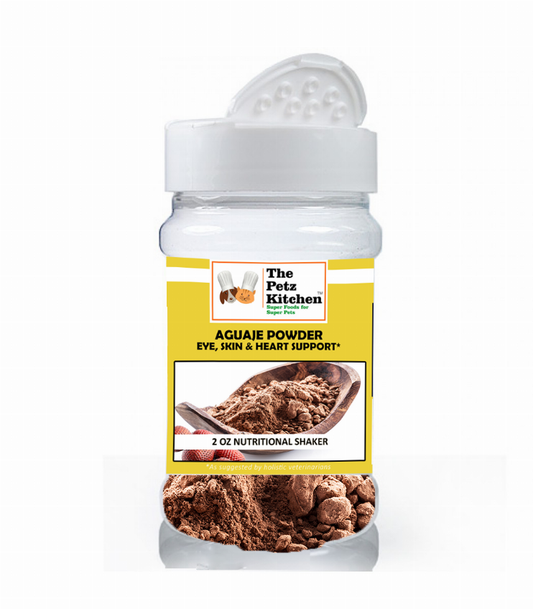 Aguaje Powder - Eye, Skin & Heart Support* The Petz Kitchen Dog & Cat Holistic Super Foods*