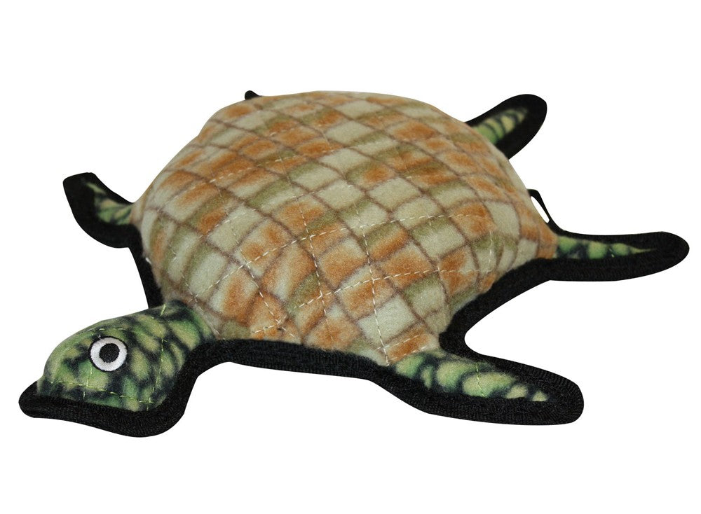 Tuffy Ocean Creature Turtle Durable Dog Toy Green 1ea/13 in