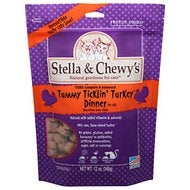 Stella and Chewys Cat Freeze Dried Tummy Ticklin Turkey Dinner 18oz.