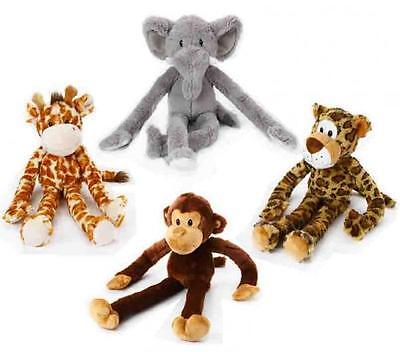 Multipet Swingin Safari Dog Toy Monkey Assorted 1ea/22 in