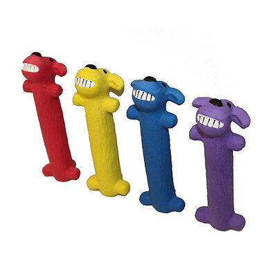 Multipet Loofa Latex Dog Toy Assorted 1ea/6 in