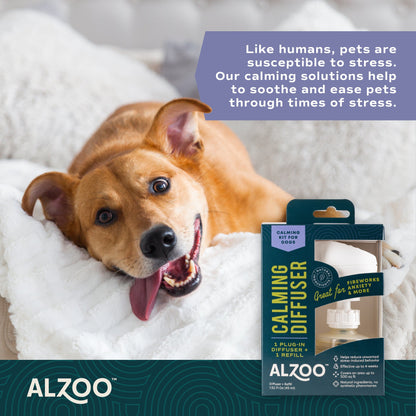 Alzoo Plant-Based Calming Diffuser Kit Dog 1.52oz.