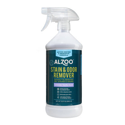 Alzoo Stain & Odor Remover Spray Lavender Vanilla 32oz.