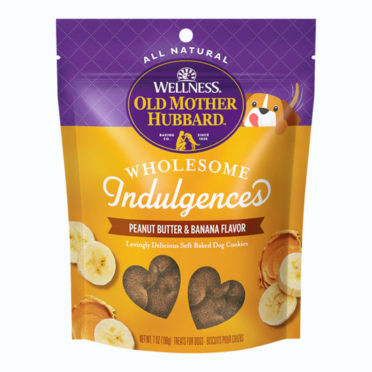 Old Mother Hubbard Dog Wholesome Indulgences Peanut Butter Banana 10oz. 4 Count