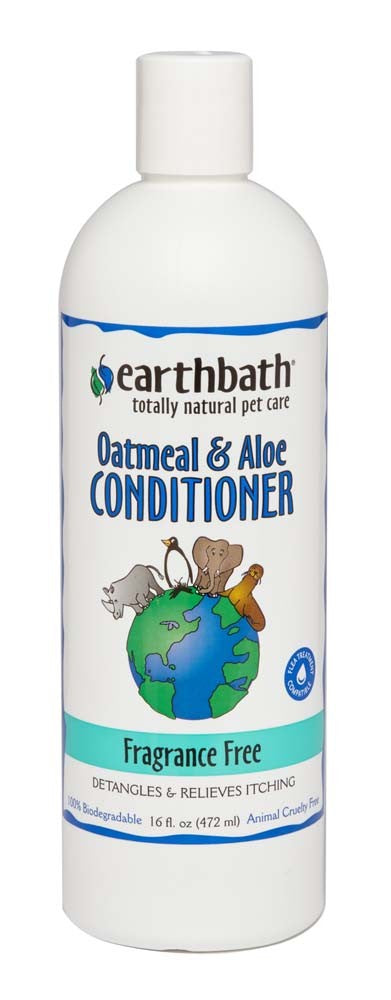 Earthbath Oatmeal & Aloe Conditioner, Fragrance Free 1ea/16 oz