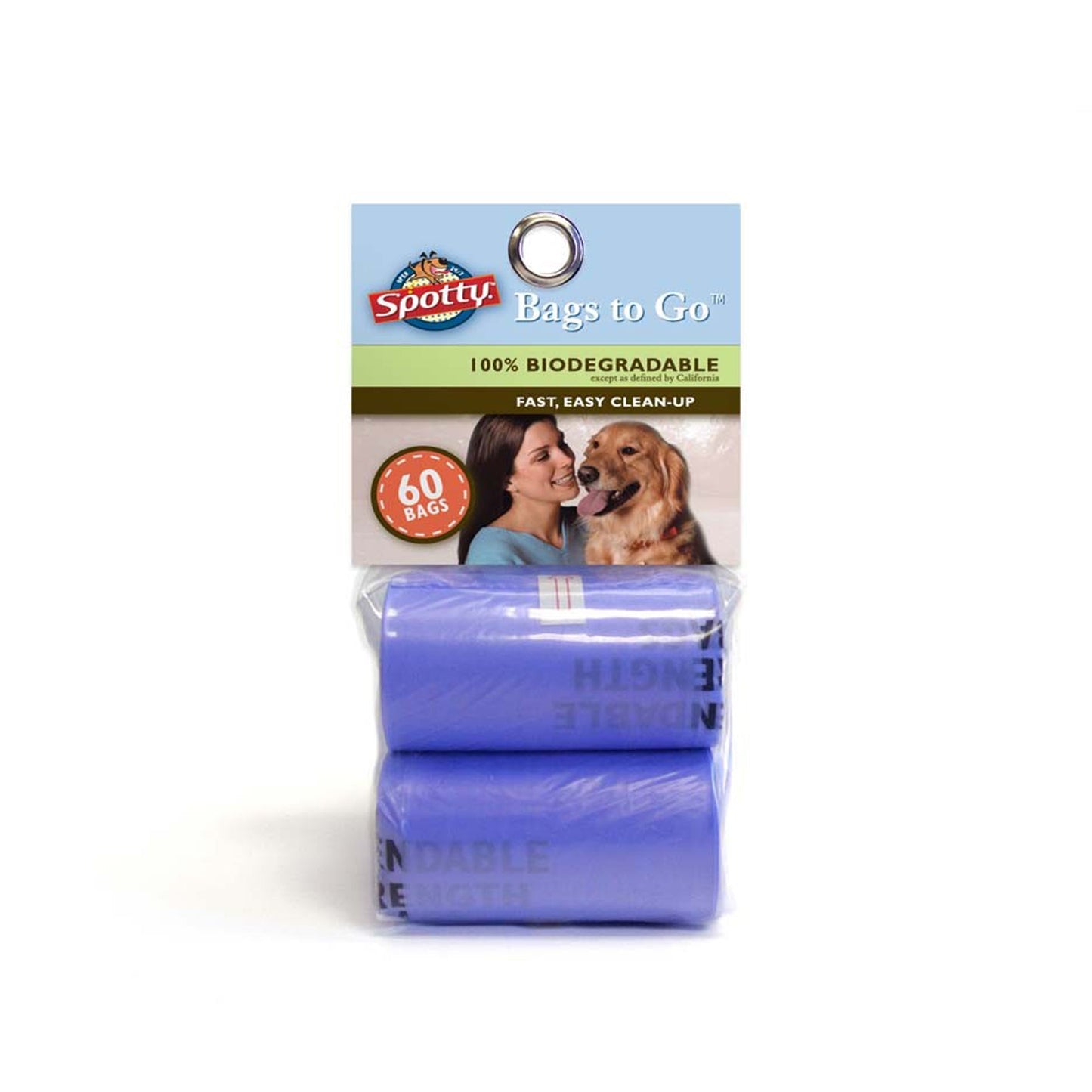 Royal Pet Rolled Doggy Pick Up Refill Bags Blue 1ea/60 ct