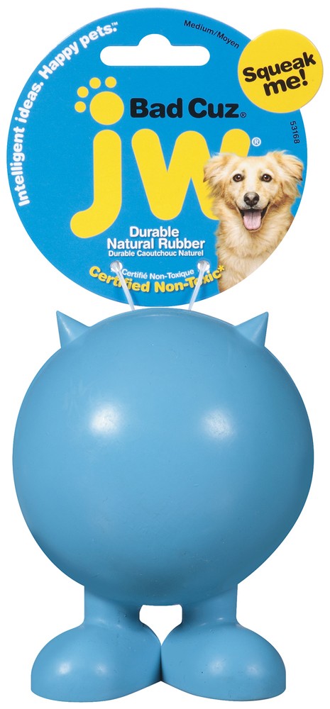 JW Pet Bad Cuz Dog Toy Assorted 1ea/MD