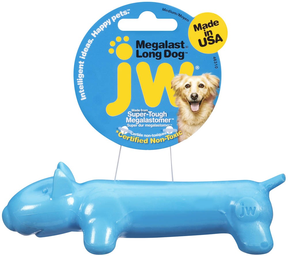 JW Pet MegaLast Long Dog, Dog Toy Assorted 1ea/MD