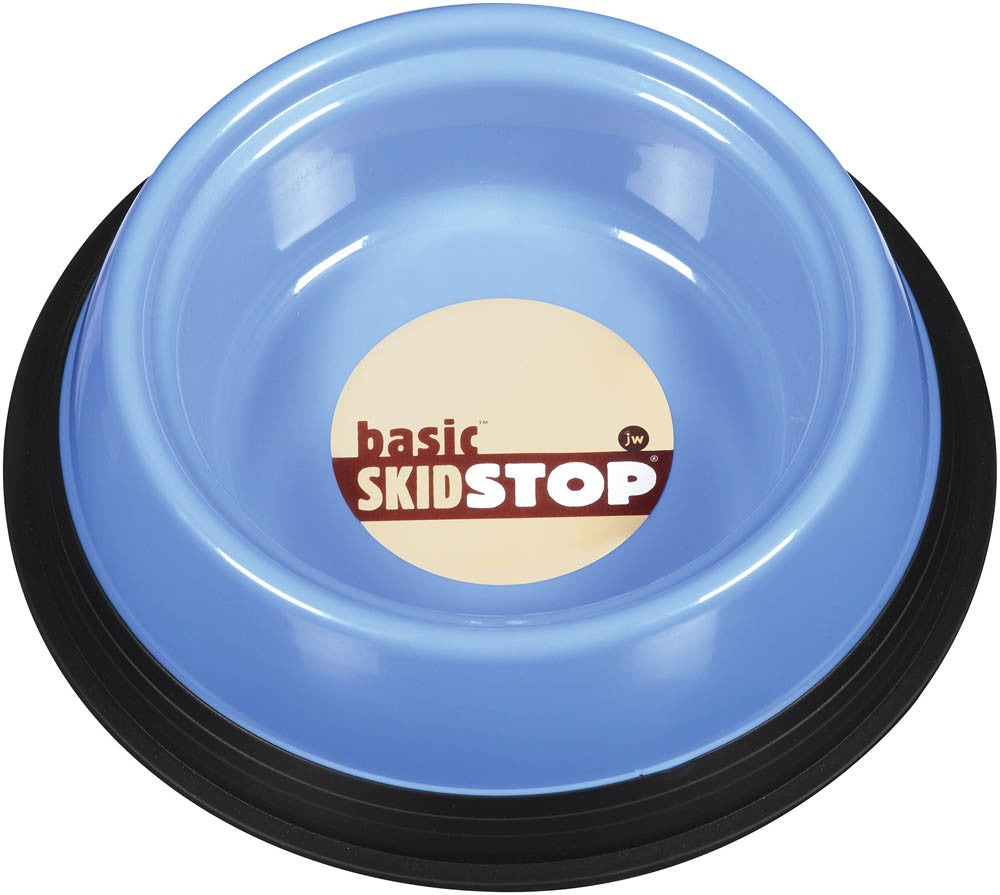 JW Pet Skid Stop Basic Dog Bowl Assorted 1ea/LG