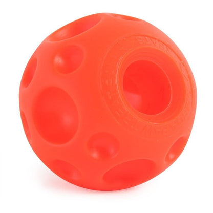 Omega Paw Tricky Treat Ball Dog Toy Orange 1ea/MD, 3.5 in