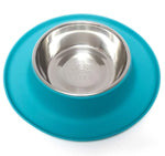 Messy Mutts Dog Feeder Blue 1.5 Cup