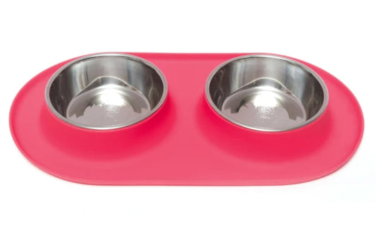 Messy Mutts Double Feeder Red 1.5 Cup