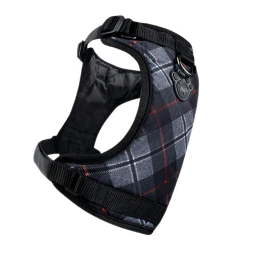 Canada Pooch Dog Everything Harness Plaid MD