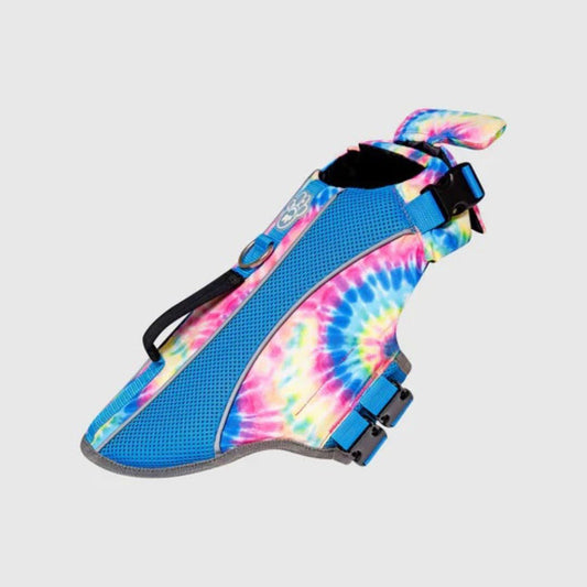 Canada Pooch Dog Wave Rider Life Vest Tie Dye Xsmall