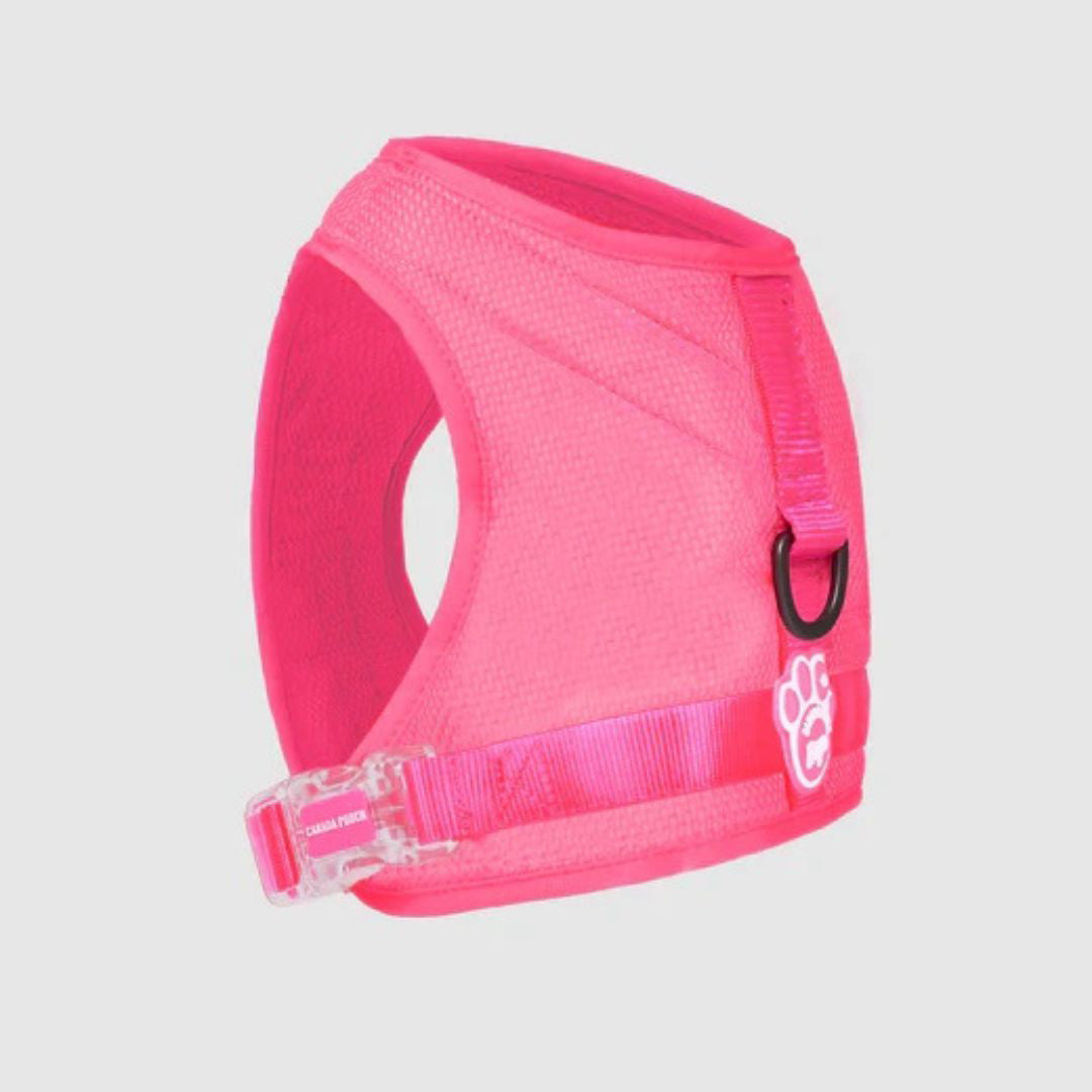 Canada Pooch Dog Cooling Harness Chill Seeker Neon Pink 10