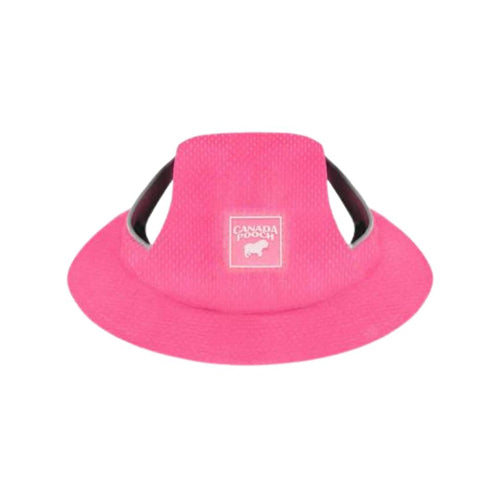 Canada Pooch Dog Cooling Bucket Hat Neon Pink MD