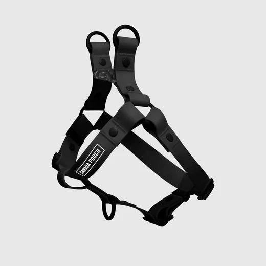 Canada Pooch Dog Waterproof Harness Black Medium