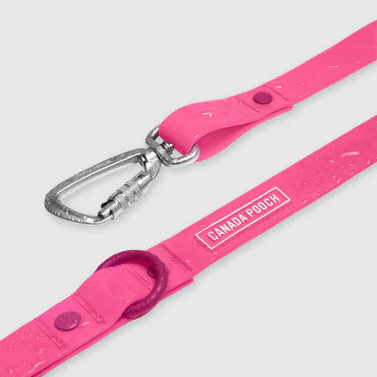 Canada Pooch Dog Waterproof Leash Pink S/M