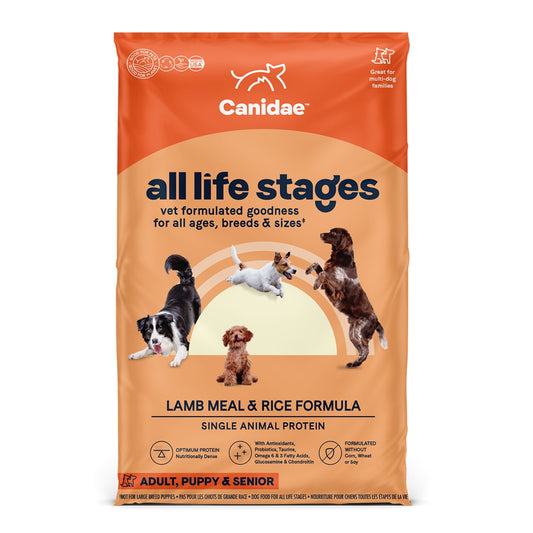 All Life Stages Premium Dog Food Lamb Meal/Rice 15Lbs.