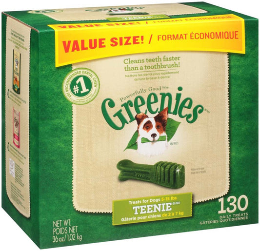 Greenies Dog Dental Treats Teenie Original 1ea/36 oz, 130 ct