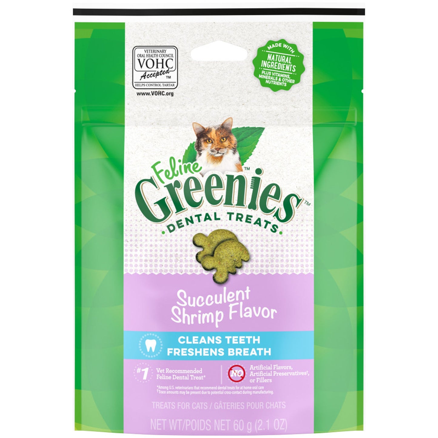 Greenies Feline Adult Cat Dental Treats Succulent Shrimp 1ea/4.6 oz