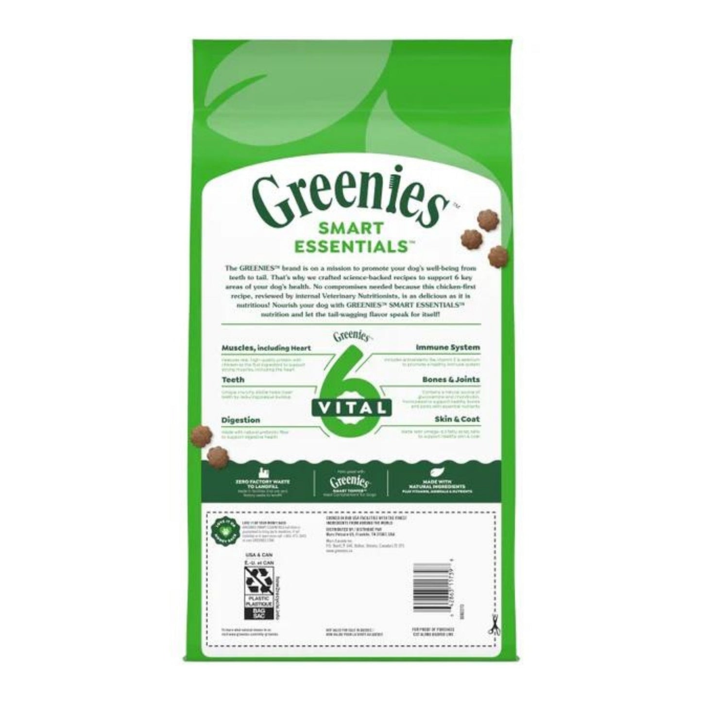 Greenies Smart Essentials Adult Dry Dog Food Chicken & Rice, 1ea/6 lb