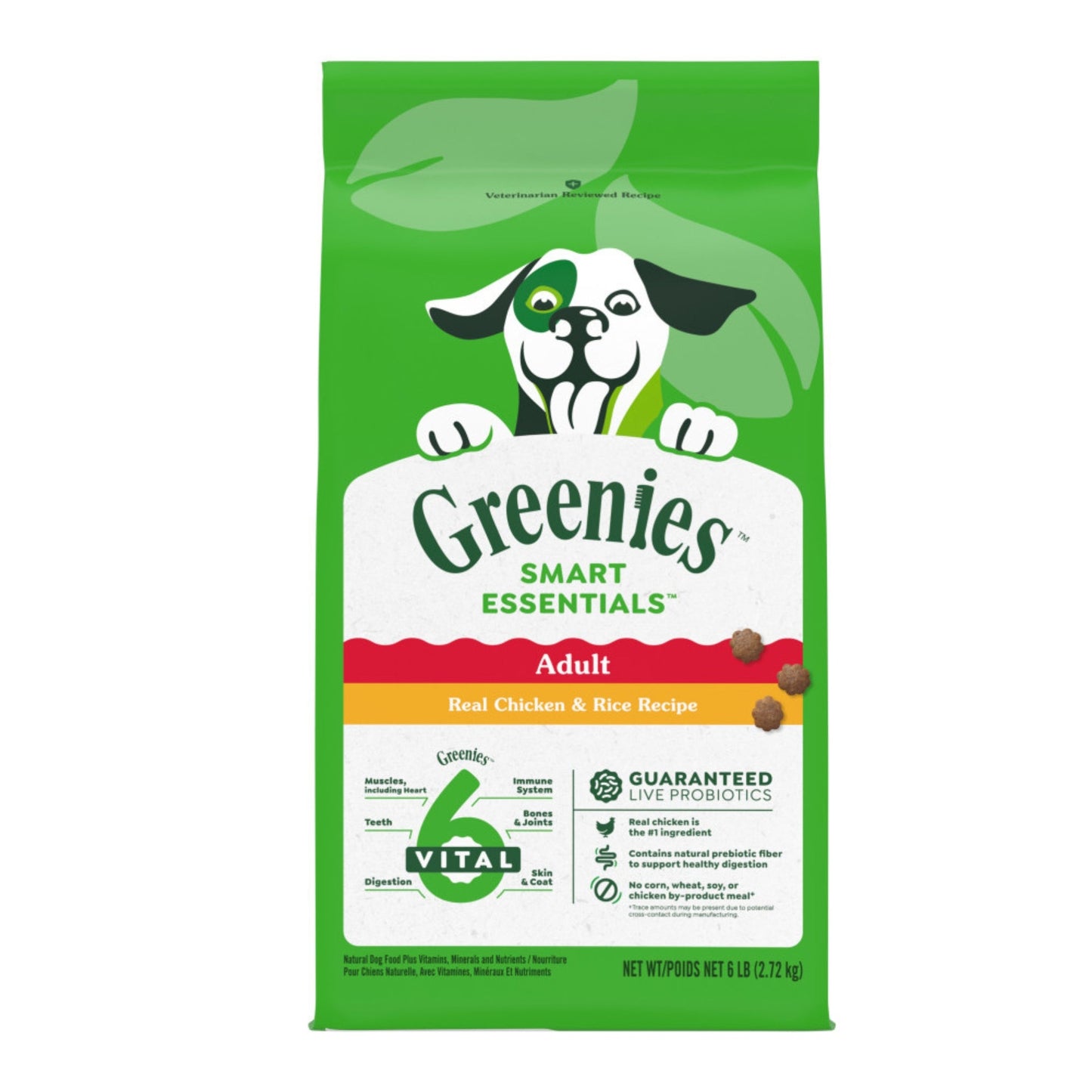 Greenies Smart Essentials Adult Dry Dog Food Chicken & Rice, 1ea/6 lb