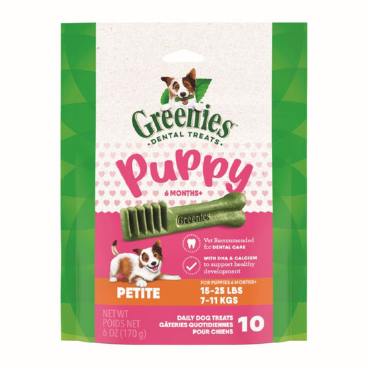 Greenies Puppy 6+ Months Dog Dental Treats Petite, 1ea/6oz.