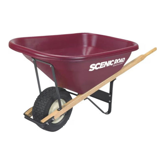 Scenic Road Single Wheel Wheelbarrow Turf Tire