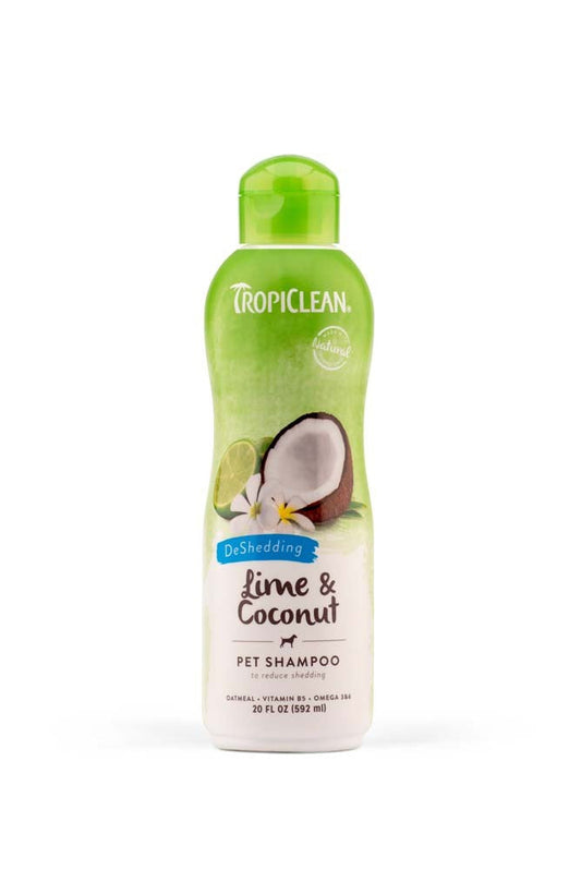 TropiClean Lime & Coconut Shed Control Shampoo for Pets 1ea/20 fl oz