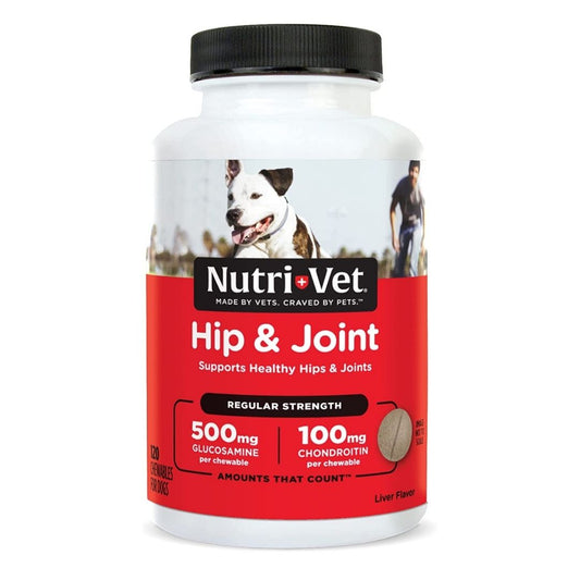 Nutri-Vet Hip & Joint Early Care Liver Chewables 1ea/120 Tablets