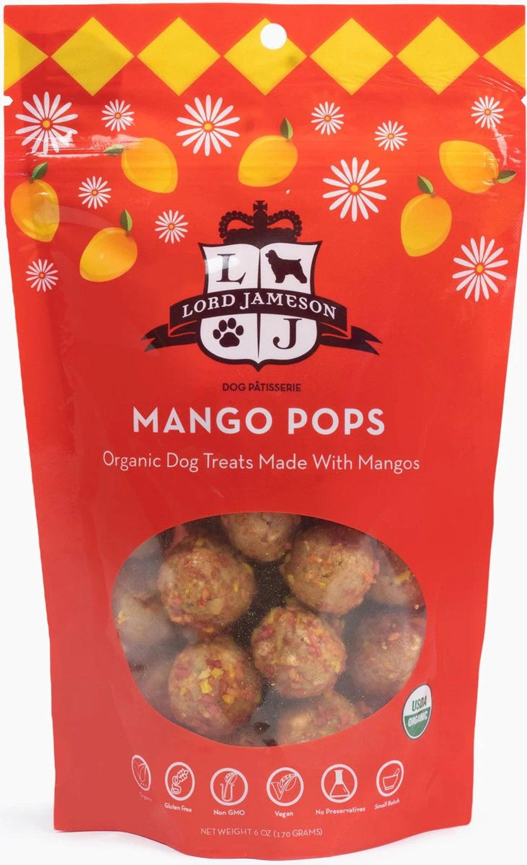 Lord Jameson Dog Mango Pops 6oz.