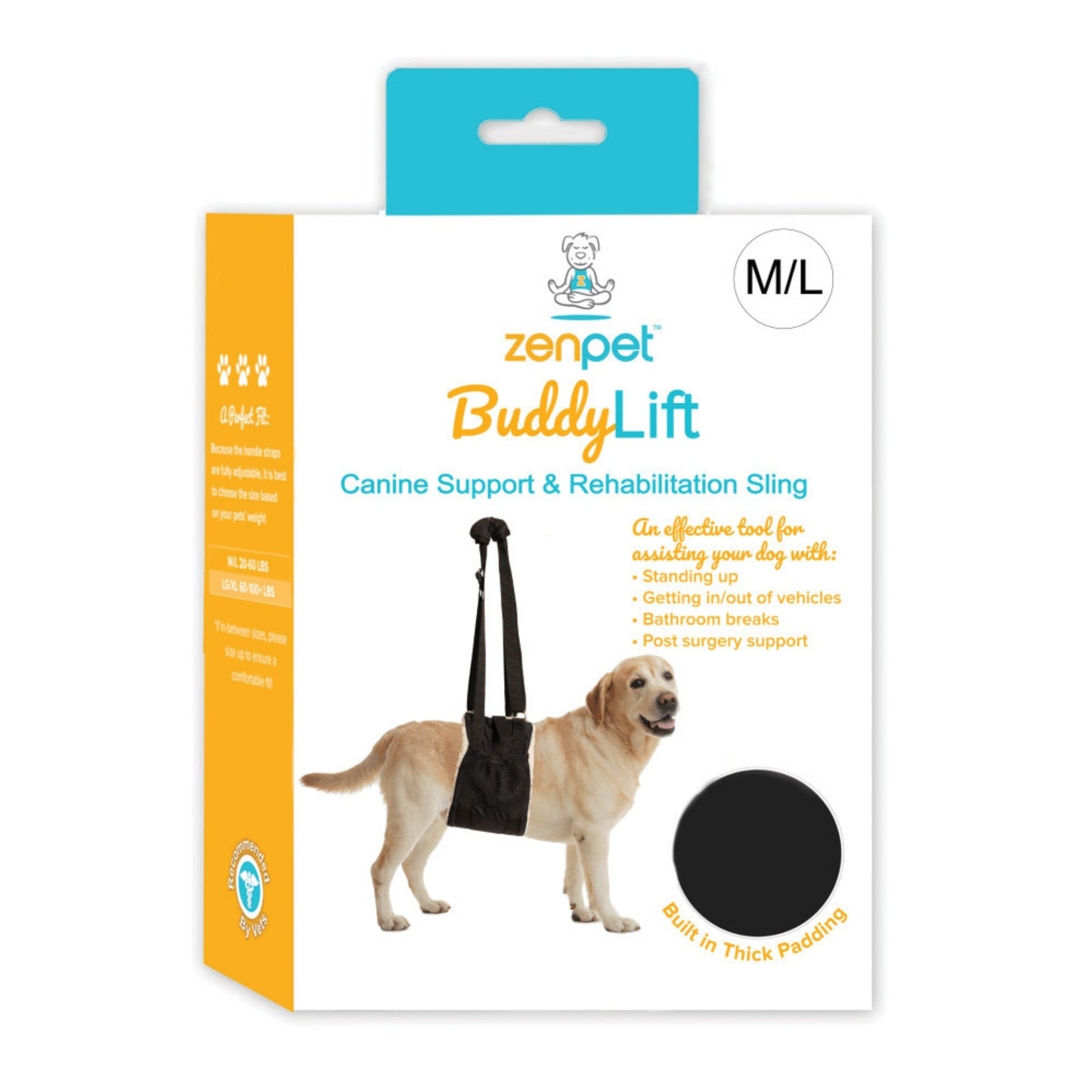 ZenPet Buddy Lift Canine Support and Rehabilitation Sling 1ea/MD/LG