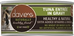 Dave's Naturally Healthy Cat Food; Tuna Entree In Gravy 13.2oz. (Case of 12)