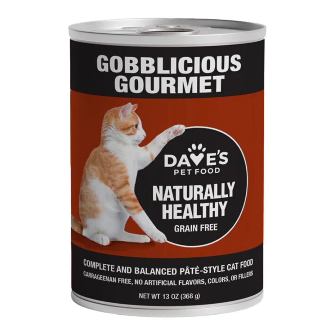 Dave'S Pet Food Cat Naturally Healthy Gobblicious Dinner 12Oz (Case of 12)