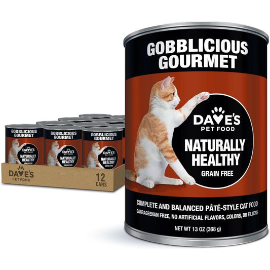 Dave'S Pet Food Cat Naturally Healthy Grain Free Shredded Chicken In Gravy 13.2Oz 12 Pack