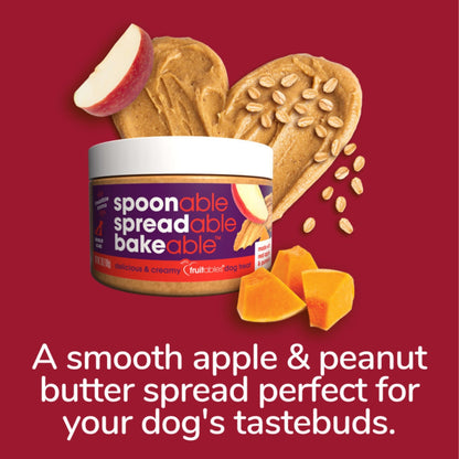 Fruitables Spreadables Creamy Dog Treat Real Apple and Pumpkin, 1ea/7oz.