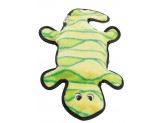 Outward Hound Invincibles Dog Toy Gecko 4 Squeakers Yellow/Green 1ea/LG